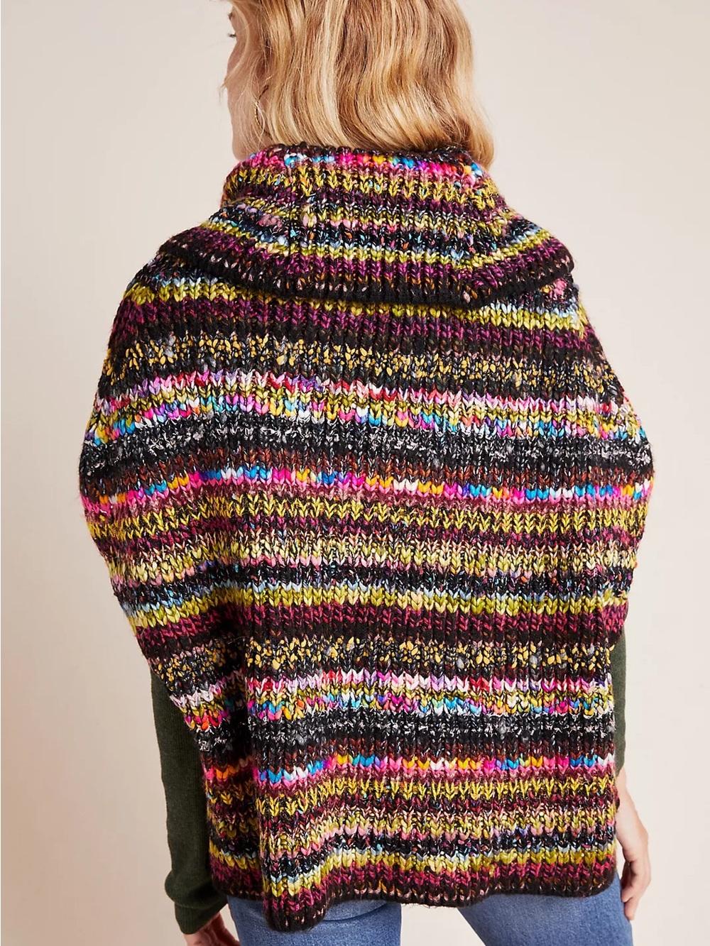 Anthropologie Piera Knit Turtleneck Sleeveless Sweater M/L